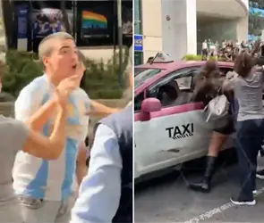 Surgen nuevos videos de la pelea entre argentinos y mexicanos en Reforma 222 tras la final del Mundial