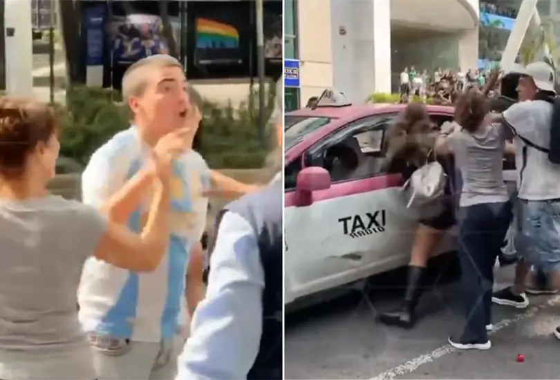 Surgen nuevos videos de la pelea entre argentinos y mexicanos en Reforma 222 tras la final del Mundial Surgen nuevos videos de la pelea entre argentinos y mexicanos en Reforma 222 tras la final del Mundial