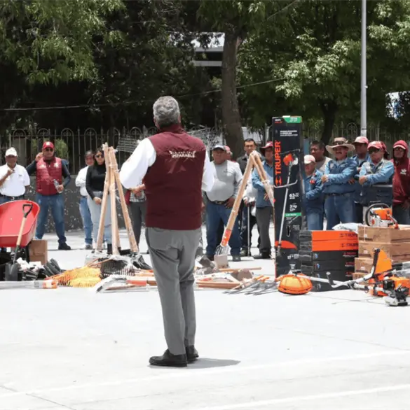 Servicios Públicos de Puebla recibe 778 herramientas de trabajo para mantenimiento de espacios públicos Servicios Públicos de Puebla recibe 778 herramientas de trabajo para mantenimiento de espacios públicos