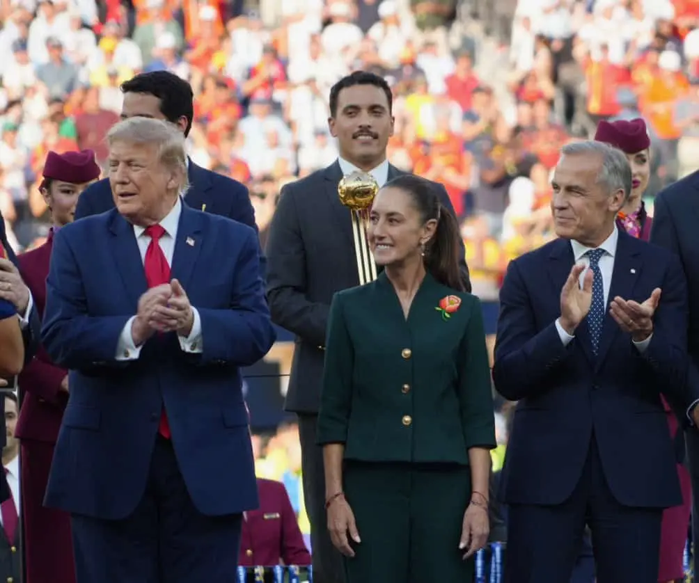 La presidenta de México protagonizo uno de los momentos más importantes del Mundial 2026 al entregar la copa del Mundo Especial