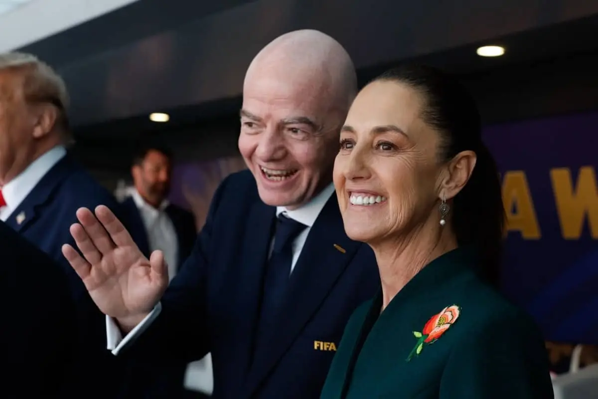 Claudia Sheinbaum asistió a la final de la Copa Mundial de la FIFA Especial