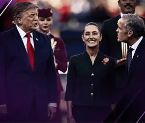 Sheinbaum y Trump, cara a cara tras semanas de tensiones por cárteles, migración y la soberanía de México Sheinbaum y Trump, cara a cara tras semanas de tensiones por cárteles, migración y la soberanía de México