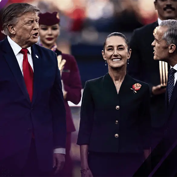 Sheinbaum y Trump, cara a cara tras semanas de tensiones por cárteles, migración y la soberanía de México Sheinbaum y Trump, cara a cara tras semanas de tensiones por cárteles, migración y la soberanía de México