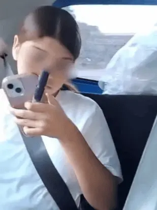 La madre de Dafne mostró un video de los momentos previos a su ingreso a la academia, donde se le ve sana. RRSS.