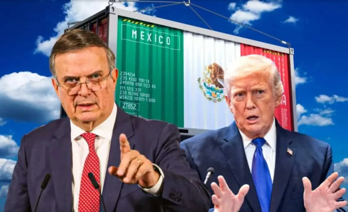  Ebrard afirmó que más del 80% de las exportaciones mexicanas mantendrán arancel cero por el T-MEC. 
