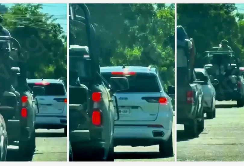 &iquest;El Ej&eacute;rcito escoltaba a Rub&eacute;n Rocha Moya en Sinaloa? Gobierno aclara el video