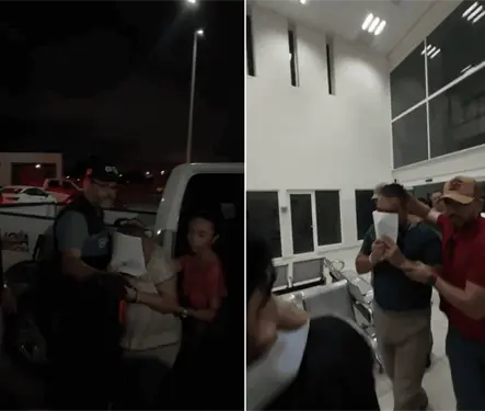 "&iexcl;Asesinos!": Este es el momento exacto en que Estrellita y el director de la academia militarizada fueron entregados a la Fiscal&iacute;a
