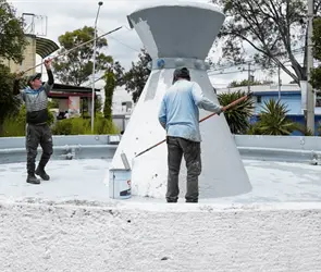 As&iacute; fueron los trabajos de conservaci&oacute;n realizados en el Parque R&oacute;mulo OFarril de Puebla