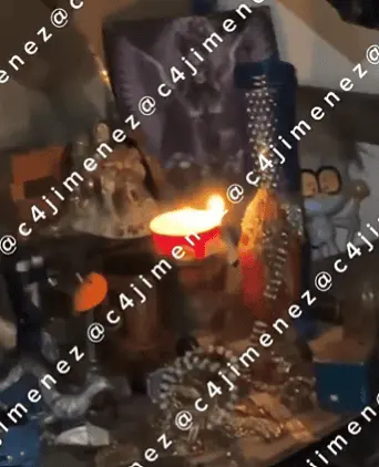 Descubren guarida con objetos robados en Venustiano Carranza. X: @c4jimenez.