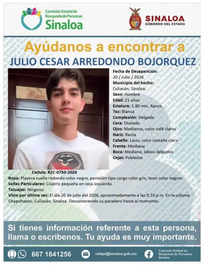 Julio César fue visto por última vez el 20 de julio. Especial