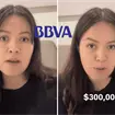Usuaria acusa a empleados de BBVA de sacar un pr&eacute;stamo a su nombre por 300 mil pesos