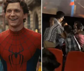 Joven es golpeado en funci&oacute;n de Spider-Man: Un nuevo d&iacute;a por hacer spoilers de la pel&iacute;cula