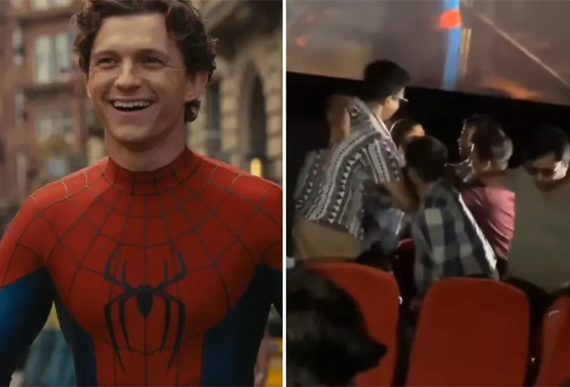 Pelea en funci&oacute;n de Spider-Man