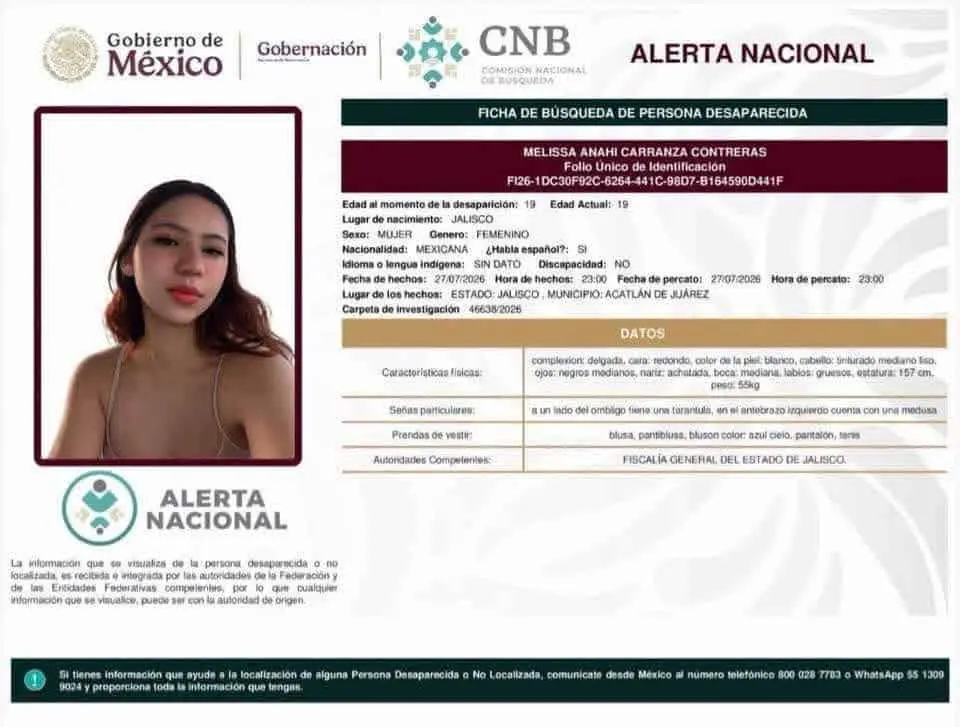 Melissa Anahí Carranza Especial