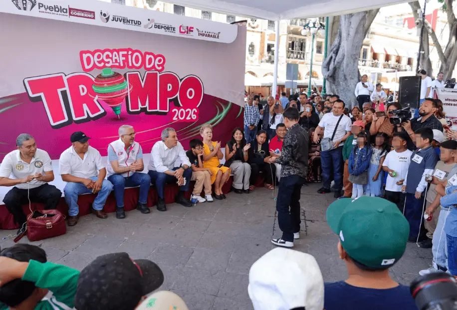 Con el Desafío de Trompo 2026, el Gobierno de la Ciudad busca consolidar acciones que promuevan el rescate de las tradiciones populares como parte de la identidad poblana. RRSS.