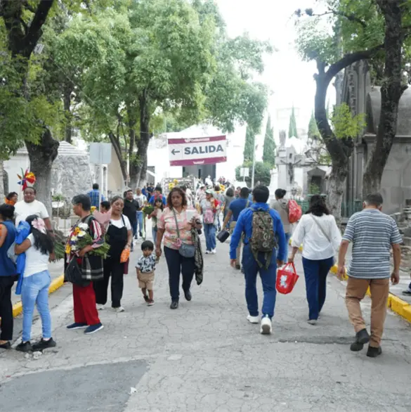 Más limpio y seguro: así fue mejorado el Panteón Municipal de Puebla Más limpio y seguro: así fue mejorado el Panteón Municipal de Puebla
