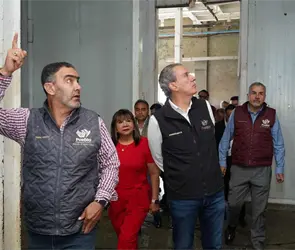 Rastro Municipal de Puebla: autoridades e introductores revisan operación Rastro Municipal de Puebla: autoridades e introductores revisan operación