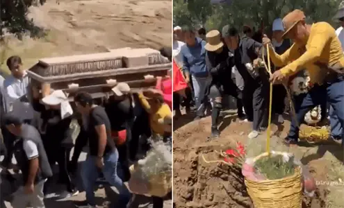 Con lágrimas y mariachis despiden a Doña Dominga, abuelita asesinada por 90 pesos en Puebla Con lágrimas y mariachis despiden a Doña Dominga, abuelita asesinada por 90 pesos en Puebla