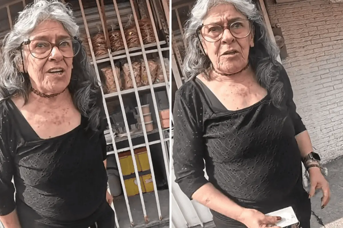 Adulta mayor roba teléfono a repartidor Especial