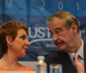 Filtran foto de Marta Sahag&uacute;n, esposa de Vicente Fox; as&iacute; luce a los 73 a&ntilde;os