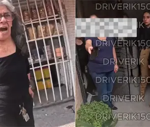 "Tuvo un arranque": as&iacute; fue la disculpa de "Lady Paquete" a repartidor