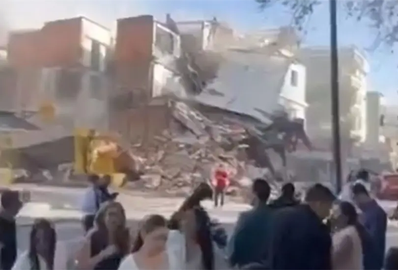 El desgarrador testimonio de hombre que vio edificio caer en terremoto de Colombia