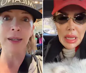Aqu&iacute; no hay protocolo: Laura Flores y Ninel Conde viven momentos de terror durante terremoto de Colombia