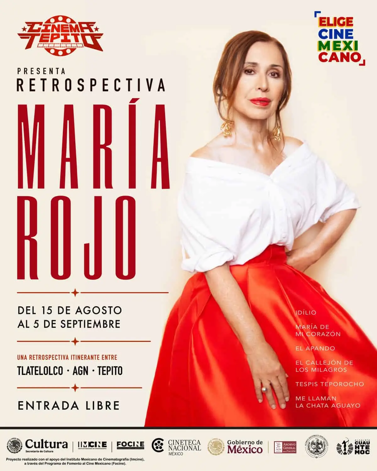 ¿Las funciones de Cinema Tepito son gratis? Especial