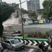 Video: así fue el momento exacto del derrumbe de un edificio en Viaducto Miguel Alemán Video: así fue el momento exacto del derrumbe de un edificio en Viaducto Miguel Alemán