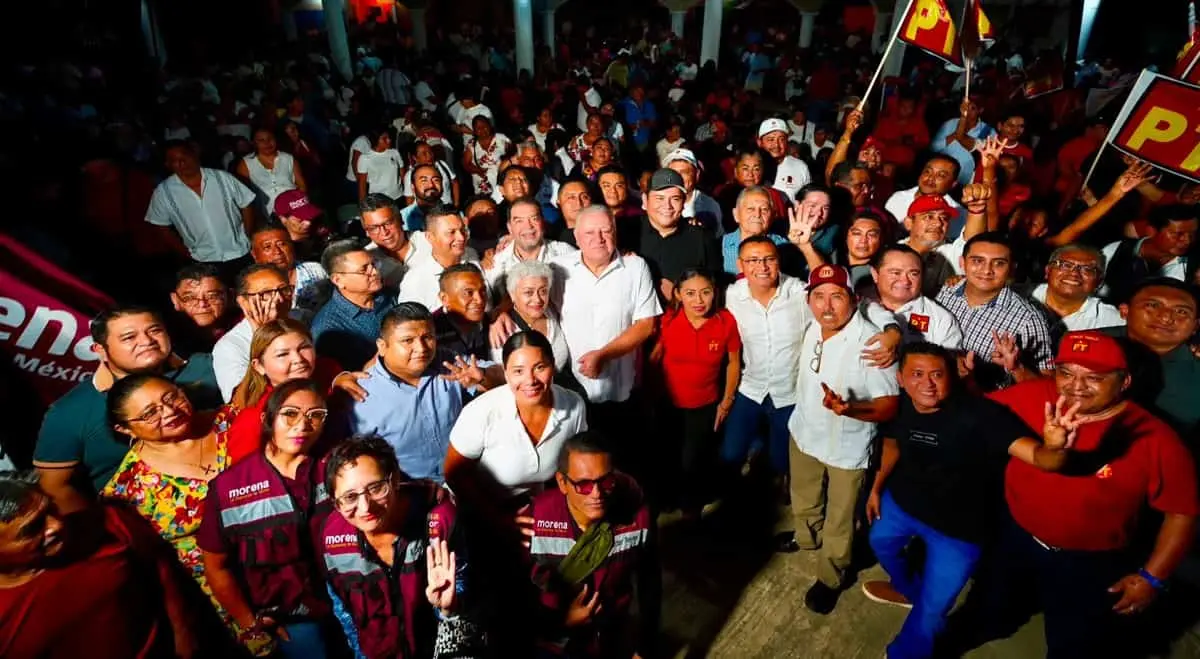 Rafael Marín Mollinedo visita Lázaro Cárdenas y Kantunilkín rumbo a 2027. FB: Rafael Marín.