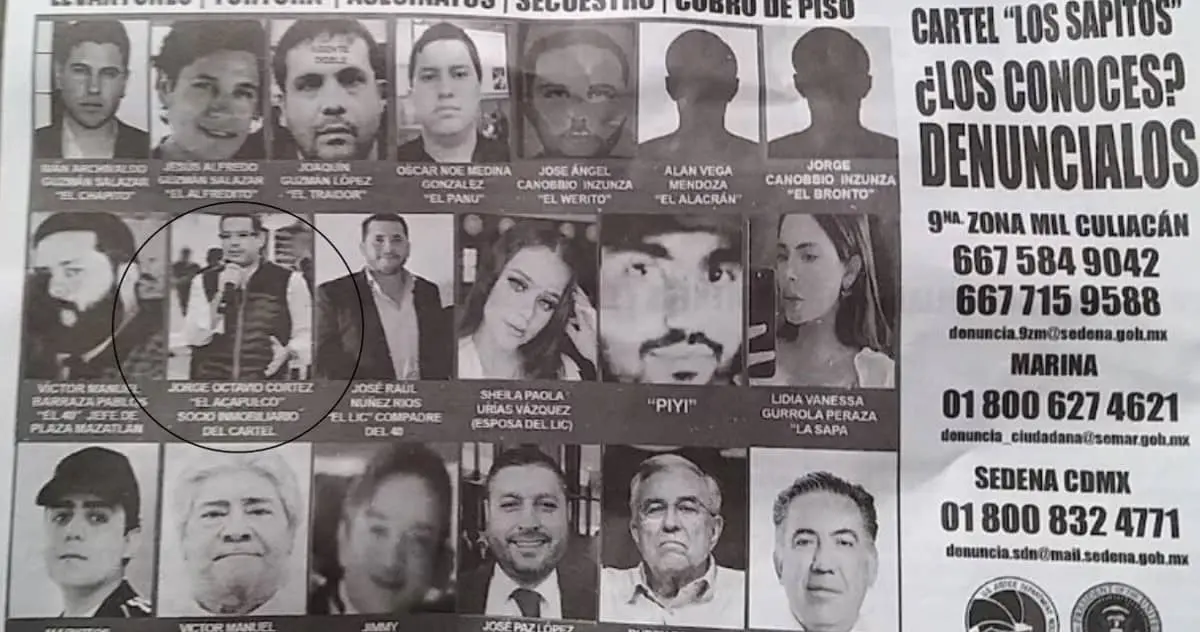 El empresario inmobiliario ha sido vinculado con Los Chapitos. Especial