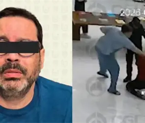 Detienen a Octavio Cort&eacute;s Jim&eacute;nez, el empresario que agredi&oacute; brutalmente a una recepcionista en Santa Fe 