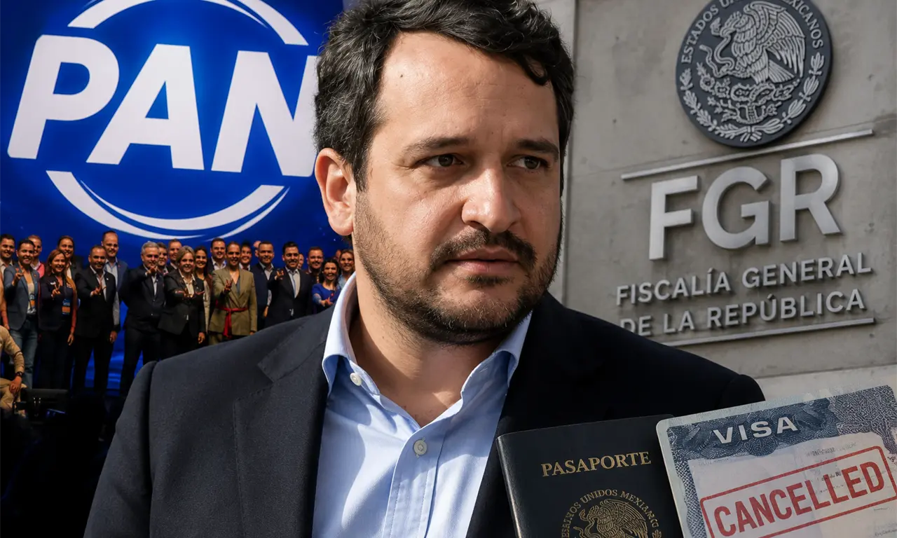  PAN exige investigar a Andy López tras perder su visa 