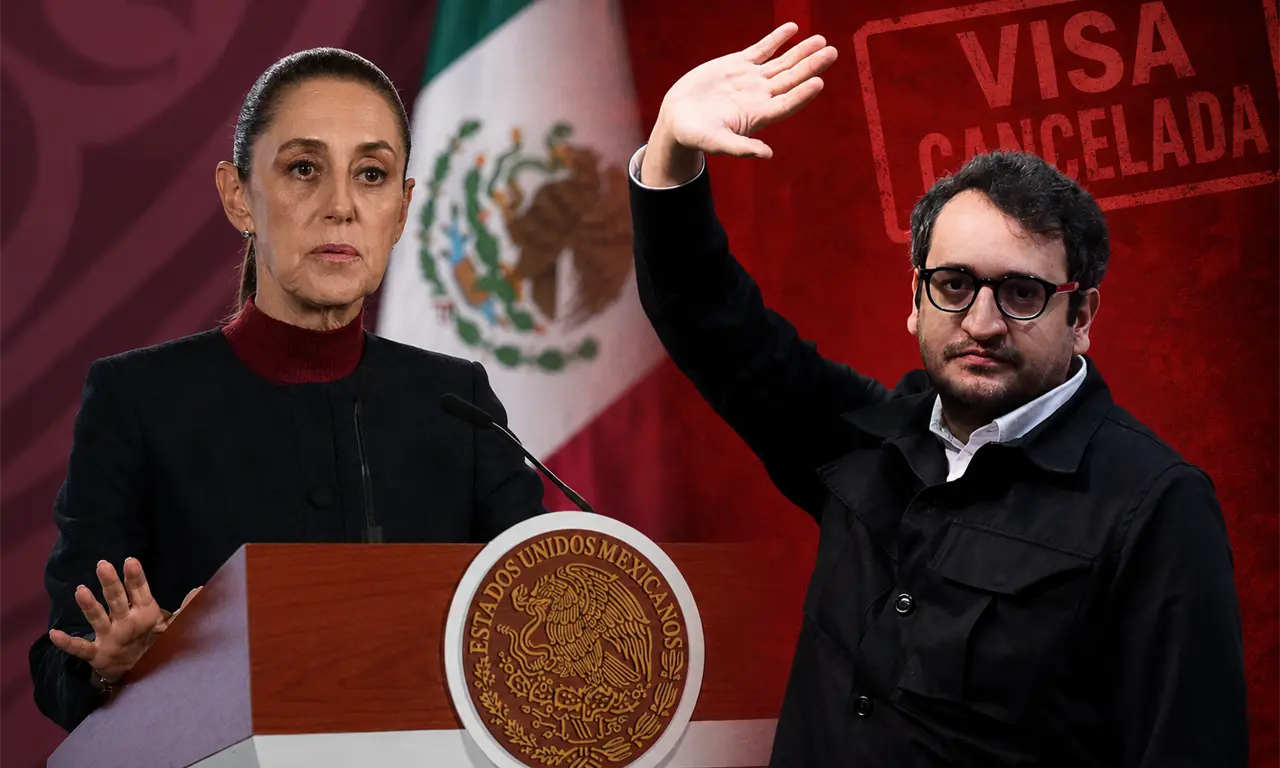  Sheinbaum defiende a Andy López tras retiro de visa de EE.UU. 