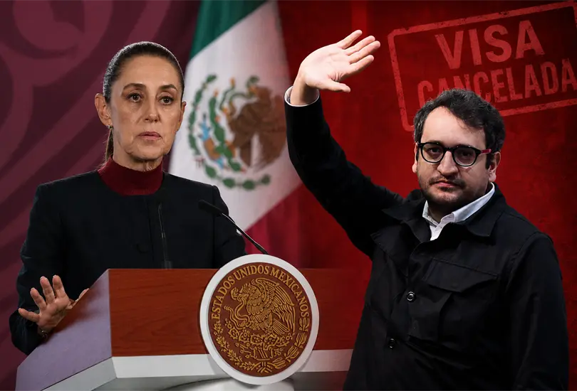 Sheinbaum defiende a Andy López tras retiro de visa de EE.UU. Sheinbaum defiende a Andy López tras retiro de visa de EE.UU.