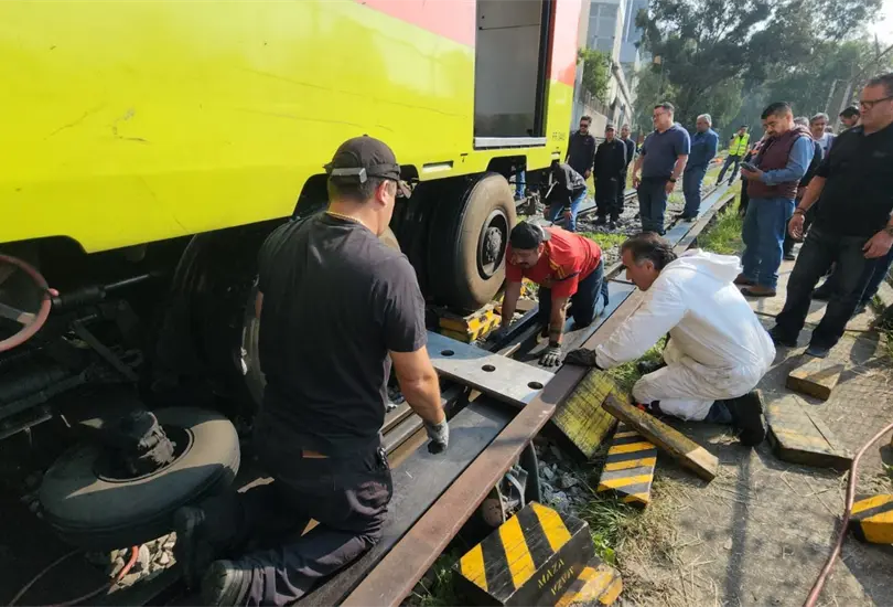 ¿Qué pasó en la Línea 3 del Metro? Vagón se descarrila durante maniobras en Ticomán ¿Qué pasó en la Línea 3 del Metro? Vagón se descarrila durante maniobras en Ticomán