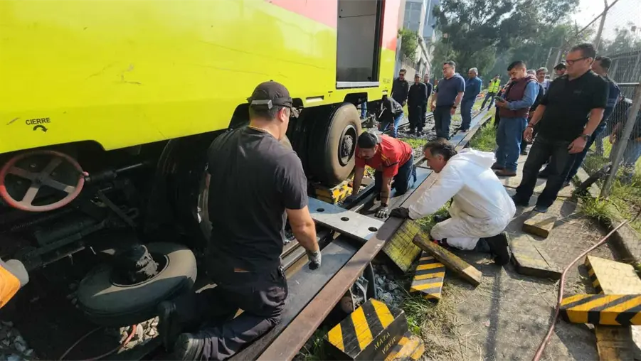&iquest;Qu&eacute; pas&oacute; en la L&iacute;nea 3 del Metro? Vag&oacute;n se descarrila durante maniobras en Ticom&aacute;n