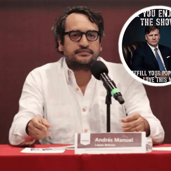 Christopher Landau responde a Andy López Beltrán tras polémica por visa: "Te encantará la siguiente parte" Christopher Landau responde a Andy López Beltrán tras polémica por visa: "Te encantará la siguiente parte"