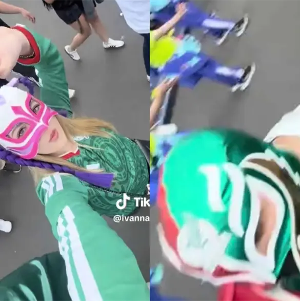 Jesús Ernesto, hijo de AMLO, habría acudido al Mundial disfrazado de luchador; filtran videos Jesús Ernesto, hijo de AMLO, habría acudido al Mundial disfrazado de luchador; filtran videos