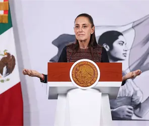 Sheinbaum niega que Andy L&oacute;pez Beltr&aacute;n est&eacute; involucrado en huachicol fiscal
