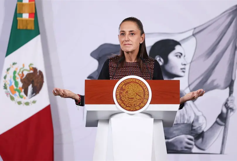 Sheinbaum niega que Andy L&oacute;pez Beltr&aacute;n est&eacute; involucrado en huachicol fiscal
