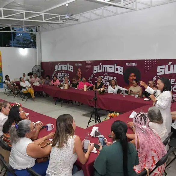 "Las mujeres juntas somos m&aacute;s poderosas": Beatriz Mojica llama a las mujeres de Guerrero a trabajar unidas 