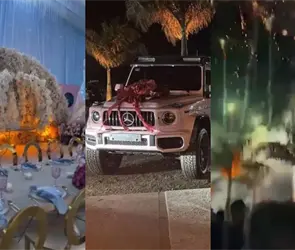 VIDEOS: As&iacute; fue la lujosa fiesta de XV a&ntilde;os de Marisol, hija del "T&iacute;o Lako"