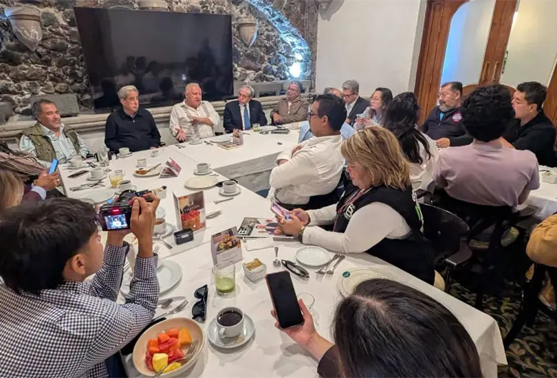 Rafael Marín Mollinedo: quiénes son los periodistas con los que se reunió en este encuentro Rafael Marín Mollinedo: quiénes son los periodistas con los que se reunió en este encuentro