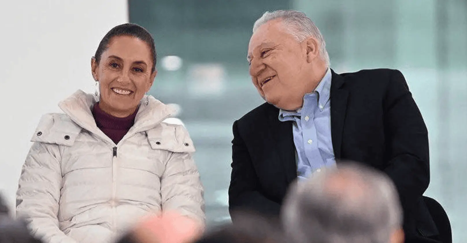 Rafael Marín junto a la presidenta Claudia Sheinbaum. FB: Rafael Marín
