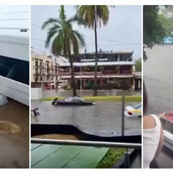 &iexcl;Acapulco bajo el agua! Tormenta deja una mujer muerta, autos arrastrados y severas inundaciones | VIDEOS