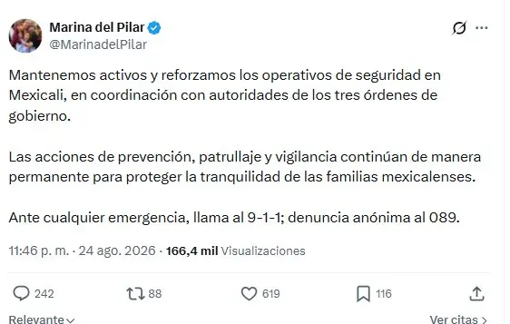 Refuerzan vigilancia en Mexicali Especial
