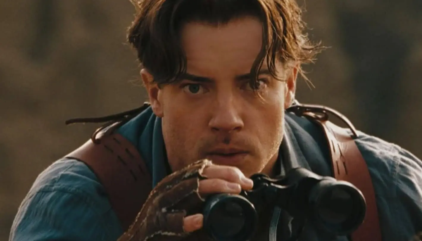 Brendan Fraser interpretó a Rick O´Connell, un exsoldado que termina en la horca, pero es salvado por Evelyn.<br> Brendan Fraser interpretó a Rick O´Connell, un exsoldado que termina en la horca, pero es salvado por Evelyn.<br>