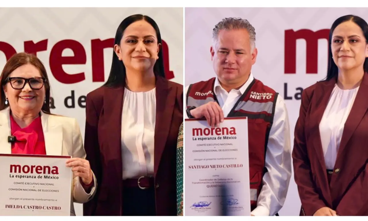  Morena designa a Imelda Castro y Santiago Nieto para fortalecer la 4T en Sinaloa y Querétaro 