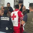 Joven embarazada es detenida tras incendio y violenta pelea familiar en Torreón Joven embarazada es detenida tras incendio y violenta pelea familiar en Torreón